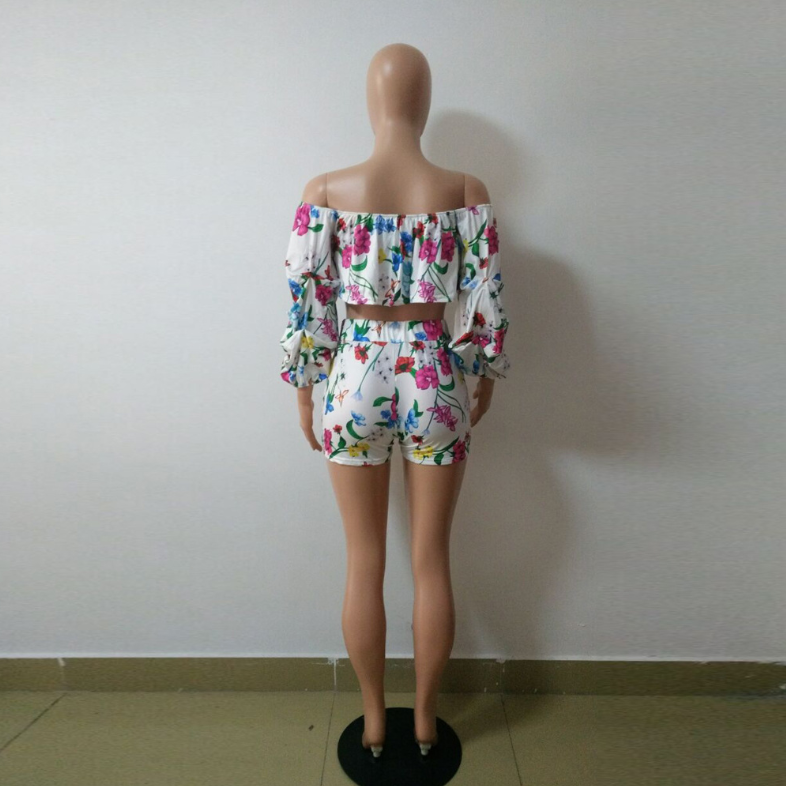 Skinny floweres Top + Short