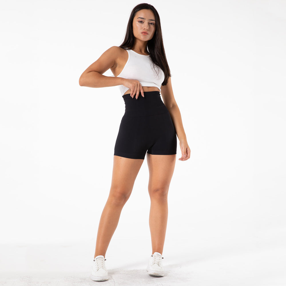 Seamless High Waist Tight Gym Shorts